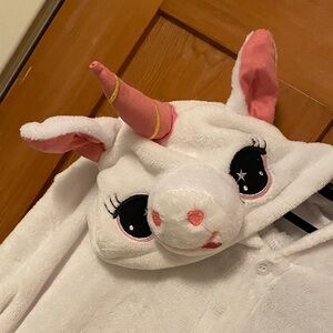 Adorable Unicorn Teen Costume - White and Pink